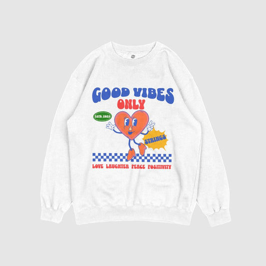 GOOD VIBES ONLY - White