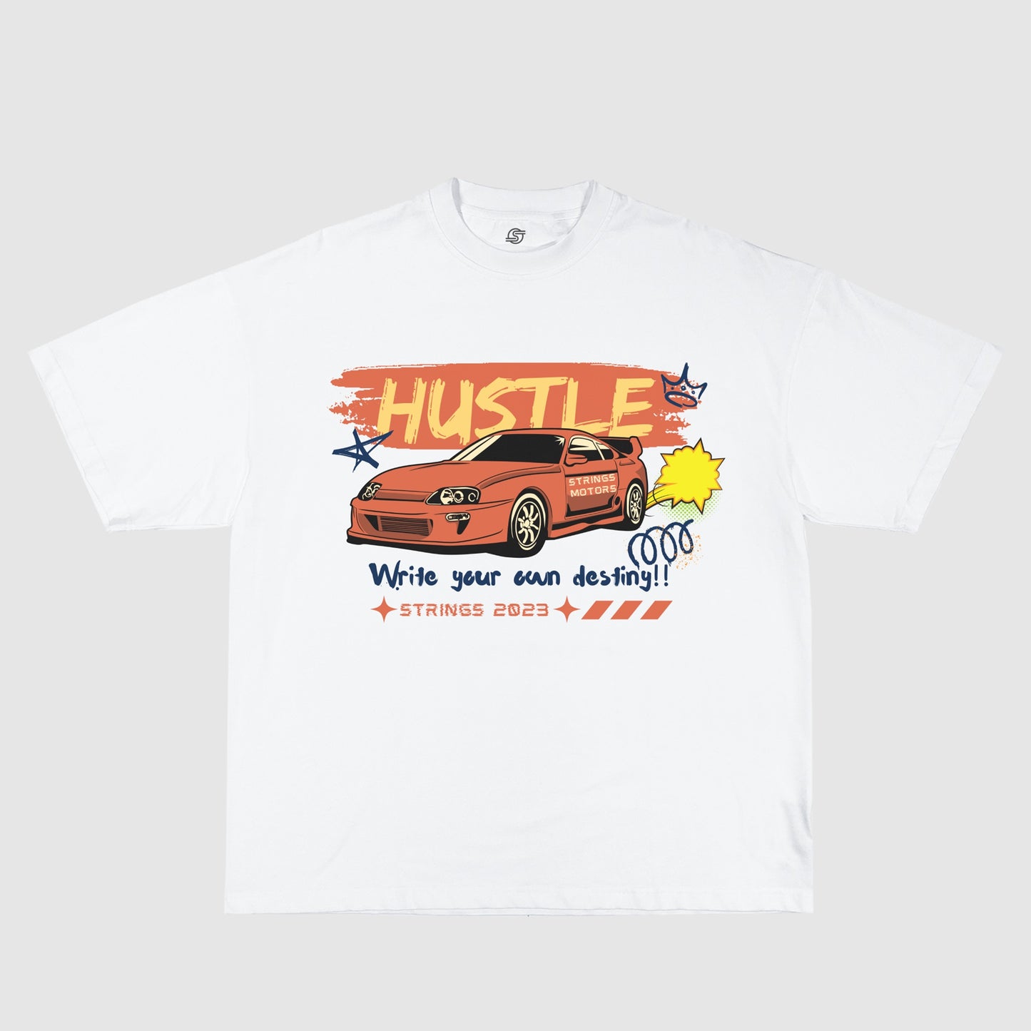 HUSTLE - White (1/2)